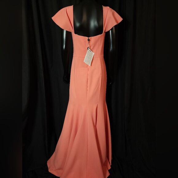 NWT Marchesa Notte Coral Gown SZ 6 - Picture 15 of 16